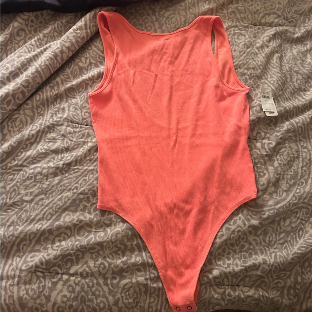 Aerie Vibrant Coral womens Bodysuit
